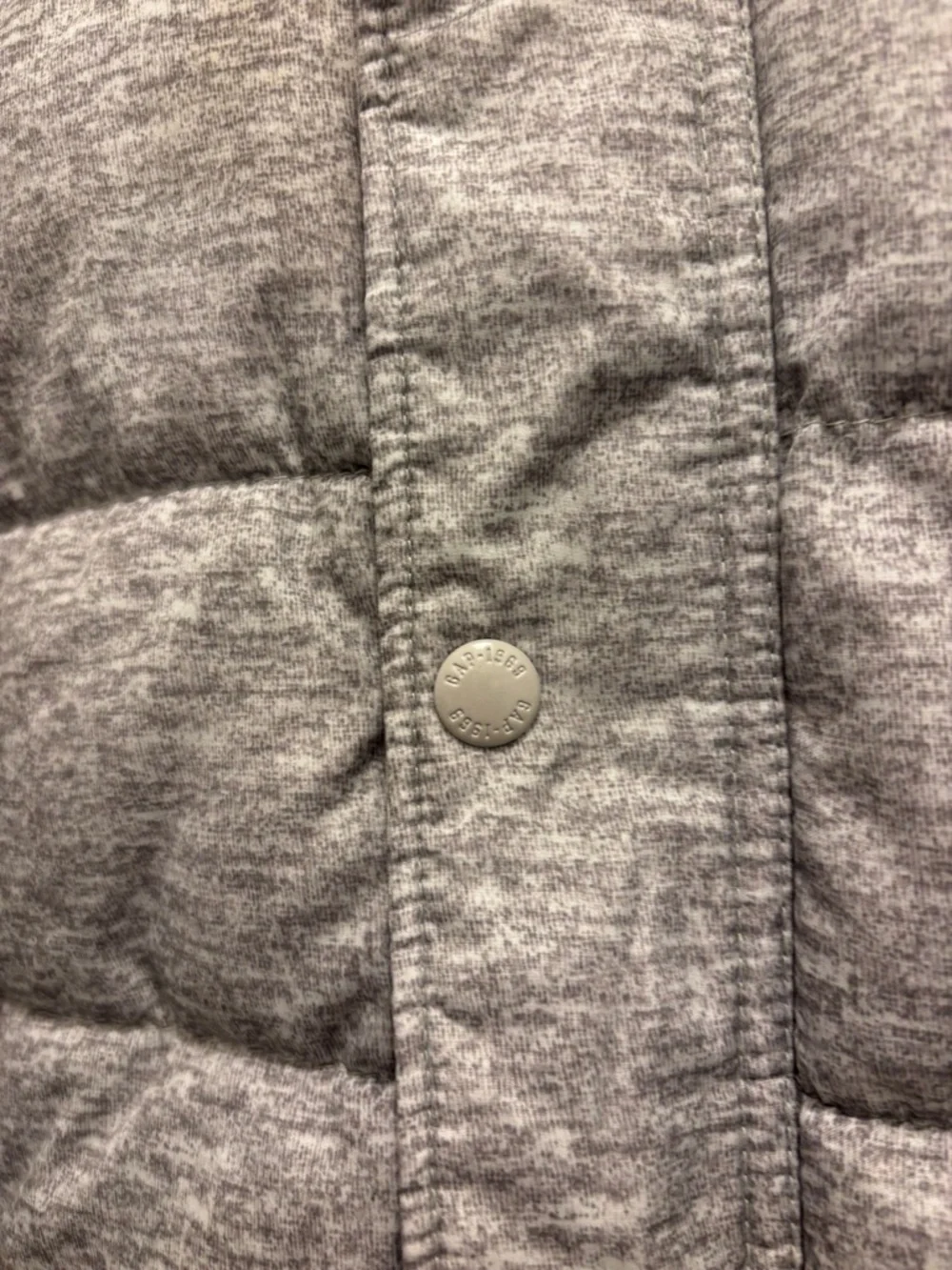 GAP | Heather Gray Quilted Puffer Jacket